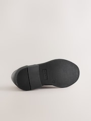 Black Standard Fit (F) Leather Lace-Up School Shoes - Image 5 of 6
