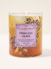 Bath & Body Works Fresh Cut Lilacs Single Wick Candle 227g - Image 1 of 1