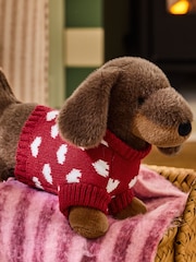 Brown Sausage Dog Soft Toy Hottie - Image 2 of 4