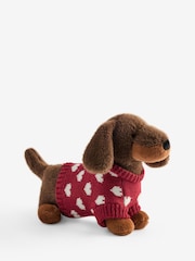 Brown Sausage Dog Soft Toy Hottie - Image 4 of 4