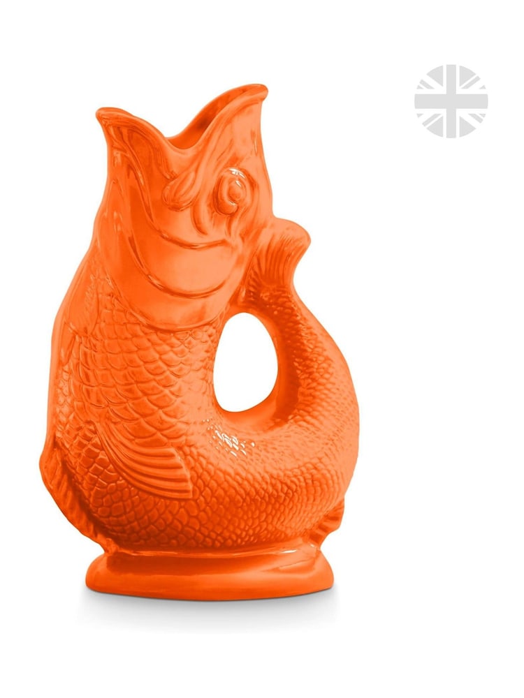 Wade Orange Large Original Gurgle Fish Jug - Image 1 of 3 Wade Orange Large Original Gurgle Fish Jug - Image 1 of 3