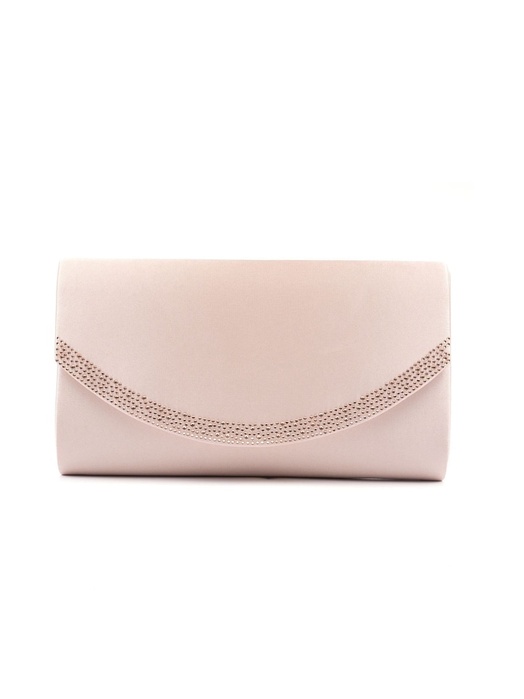 Lunar Nude Nina Clutch with Detachable Strap - Image 2 of 3 Lunar Nude Nina Clutch with Detachable Strap - Image 2 of 3