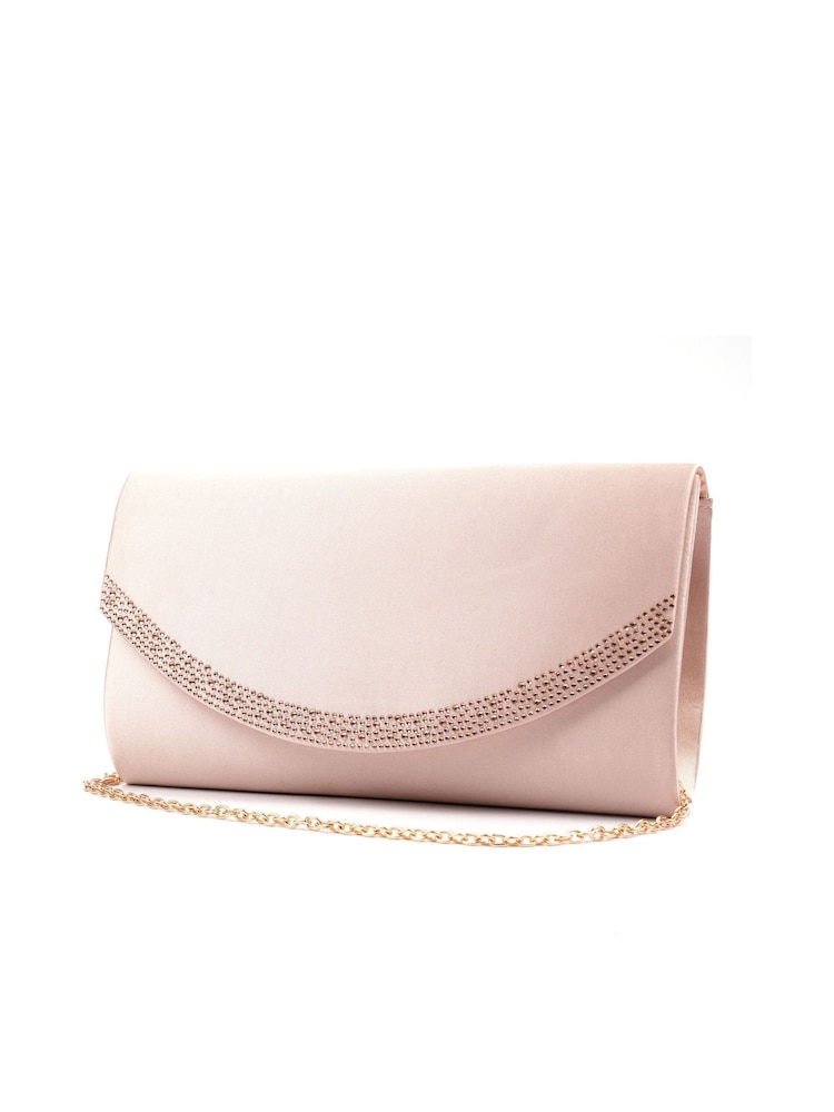 Lunar Nude Nina Clutch with Detachable Strap - Image 3 of 3 Lunar Nude Nina Clutch with Detachable Strap - Image 3 of 3