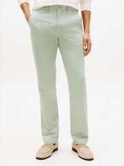 Tommy Hilfiger Green Denton Straight Leg Twill Chinos - Image 1 of 5