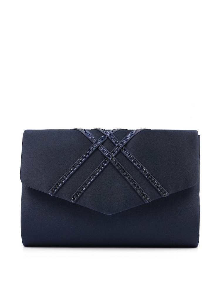 Azul - Lunar Priscilla Clutch with Detachable Strap - Imagen 2 de 3