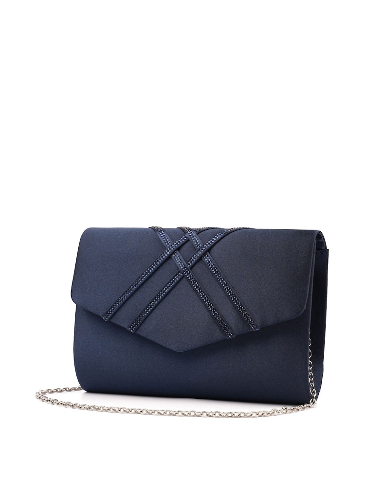 Azul - Lunar Priscilla Clutch with Detachable Strap - Imagen 3 de 3