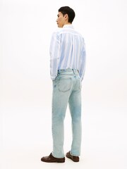 Tommy Hilfiger Blue Dover Whiskered Regular Straight Leg Jeans - Image 3 of 5