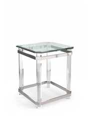 Centrepiece Silver Beaumont Square Side Table - Image 3 of 4