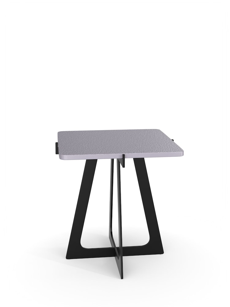 Centrepiece Grey Huron Square Side Table - Image 2 of 4