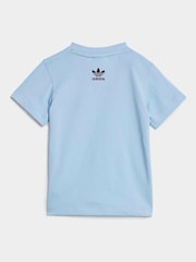 adidas Originals Infant Bear Graphic T-Shirt and Shorts Set - Imaginea 4 din 8