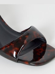 Simply Be Tortoise Shell Wide Fit Barely There Heeled Sandals - Image 4 of 4