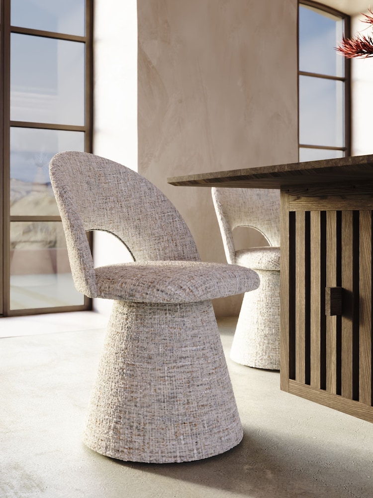 Abigail Ahern Frost Hoopla Pair Of Dining Chairs - Image 1 of 5 Abigail Ahern Frost Hoopla Pair Of Dining Chairs - Image 1 of 5