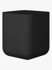 Abigail Ahern Pitted Charcoal Flat Top Side Table - Image 3 of 4