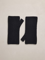 Black N.Premium Cashmere Handwarmer Gloves - Image 1 of 3