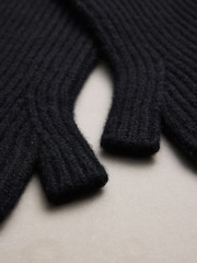 Black N.Premium Cashmere Handwarmer Gloves - Image 2 of 3
