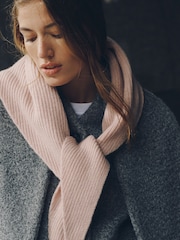 Pink N.Premium Cashmere Triangle Scarf - Image 3 of 7