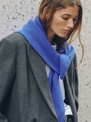 Blue N.Premium Cashmere Triangle Scarf - Image 1 of 6