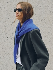 Blue N.Premium Cashmere Triangle Scarf - Image 2 of 6