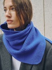 Blue N.Premium Cashmere Triangle Scarf - Image 4 of 6