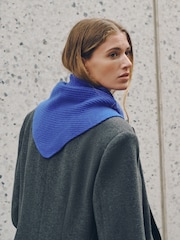 Blue N.Premium Cashmere Triangle Scarf - Image 5 of 6