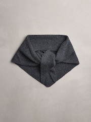 Charcoal Grey N.Premium Cashmere Triangle Scarf - Image 1 of 3