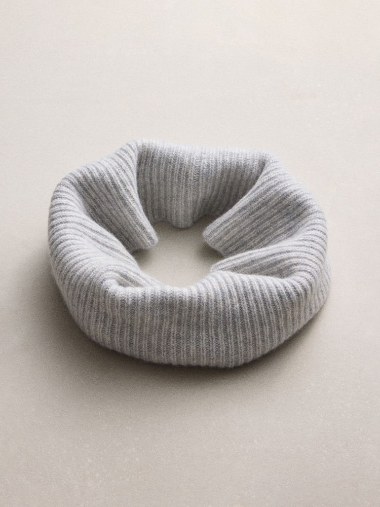 Grau - N.Premium Cashmere Snood - Bild 1 von 4