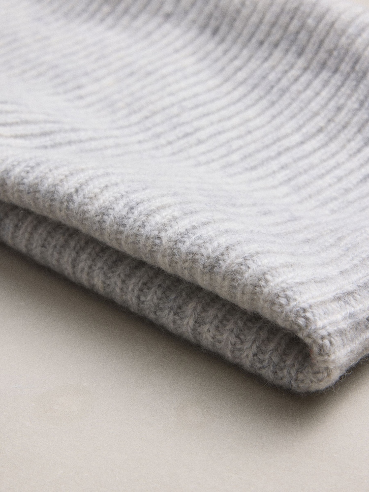 Grau - N.Premium Cashmere Snood - Bild 4 von 4