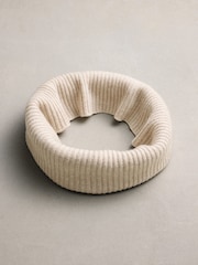 Oatmeal N. Premium Cashmere Blend Snood - Image 7 of 9