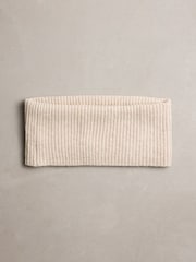 Oatmeal N. Premium Cashmere Blend Snood - Image 8 of 9