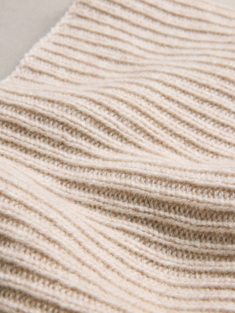 Oatmeal N. Premium Cashmere Blend Snood - Image 9 of 9