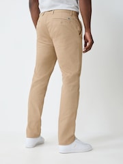 Lacoste Brown Slim Fit Stretch Twill Chino Trousers - Image 3 of 4
