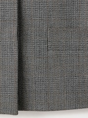 Mango Grey Check Cropped Tailored Jacket - Image 4 of 4