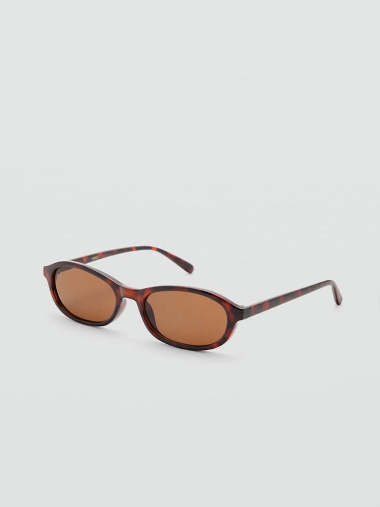 Mango Brown Tinted Round Sunglasses - Image 1 of 4