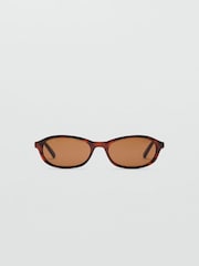 Mango Brown Tinted Round Sunglasses - Image 3 of 4