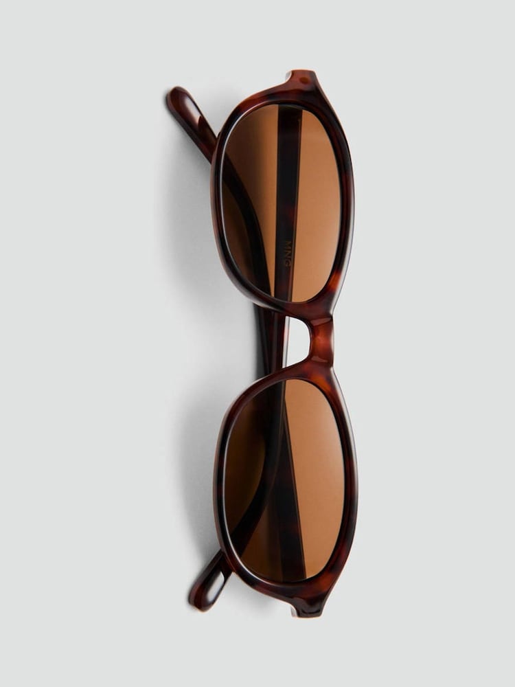 Mango Brown Tinted Round Sunglasses - Image 4 of 4