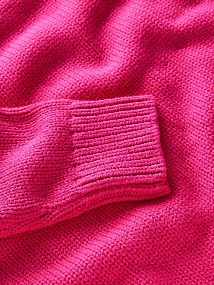 Boden Pink Lucy Oversized Cotton Jumper - Image 7 of 7