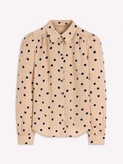 Boden Brown Sara Silk Shirt - Image 6 of 6