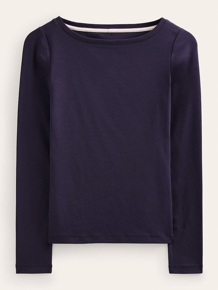 Boden エッセンシャル ボートネック ジャージートップス - 画像 5 / 5