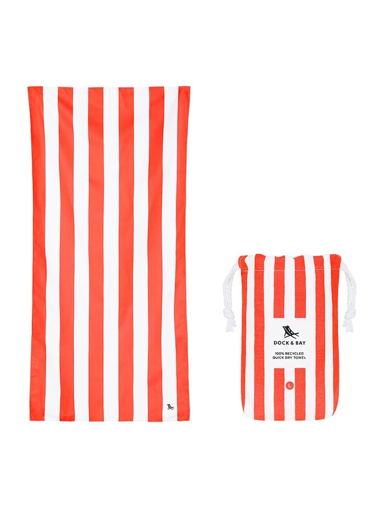 منشفة شاطئ سريعة الجفاف من Dock & Bay - Image 5 of 5