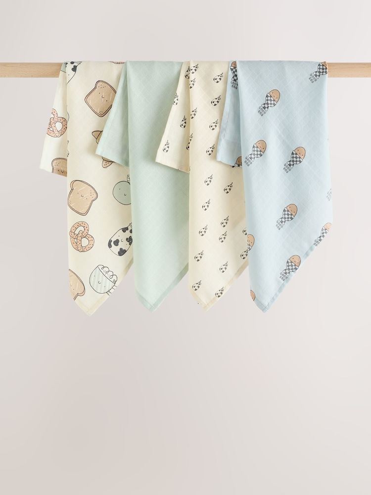 Milk Club Baby Muslins Cloths 4 Pack - Image 1 of 5 Milk Club Baby Muslins Cloths 4 Pack - Image 1 of 5