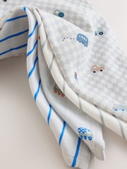 Mini Transport Baby Muslins Cloths 4 Pack - Image 4 of 5