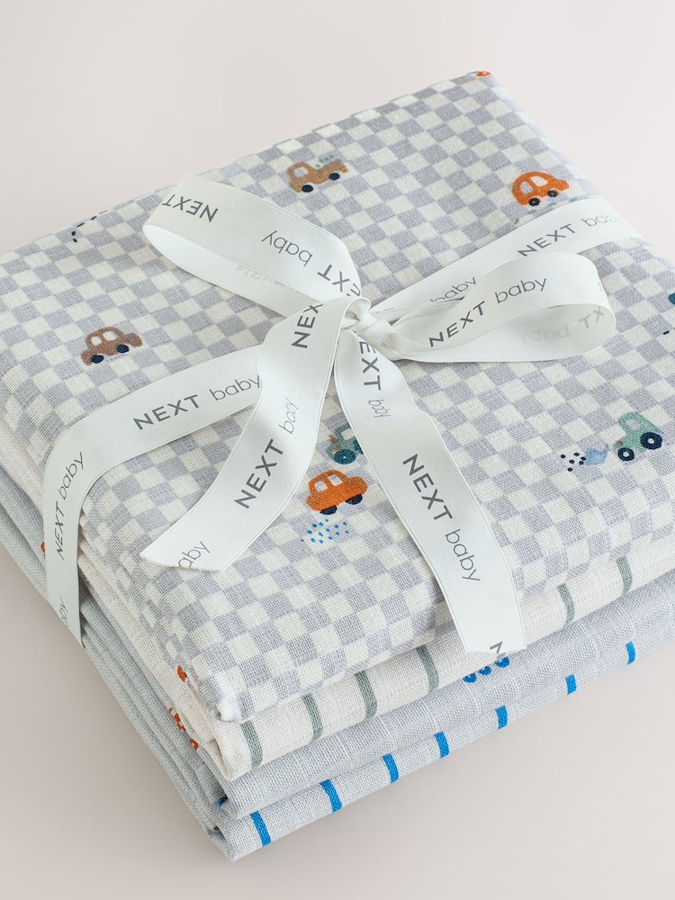 Mini Transport Baby Muslins Cloths 4 Pack - Image 5 of 5 Mini Transport Baby Muslins Cloths 4 Pack - Image 5 of 5