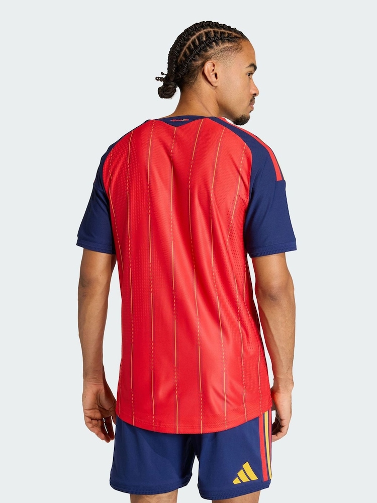 adidas Red Spain 26 Home Authentic Jersey - Image 2 of 5