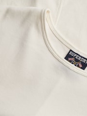 Άσπρο - Superdry Athletic Essential Κοντομάνικο μπλουζάκι - Εικόνα 7 από 7