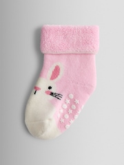 JoJo Maman Bébé Pastel 3-Pack Bunny Socks - Image 2 of 5