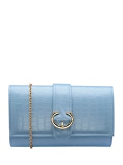 Ravel Blue Clutch Bag - Image 1 of 4