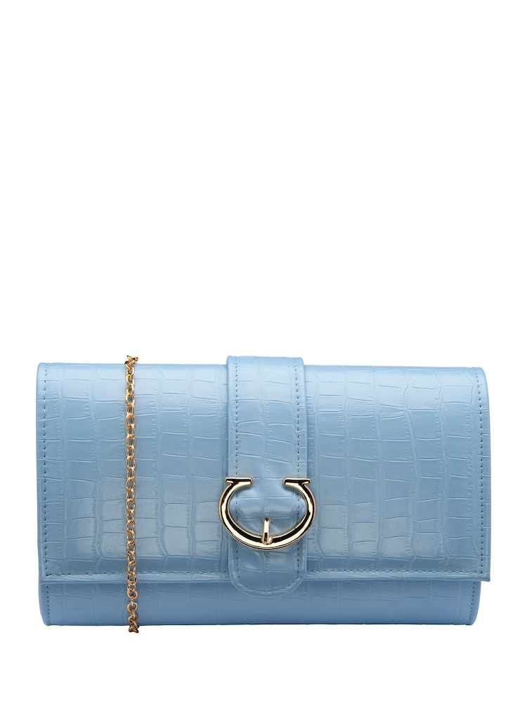 Ravel Blue Clutch Bag - Image 1 of 4