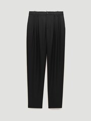 Schwarz - Hush Noa Wool Blend Tapered Leg Trousers - Bild 2 von 2