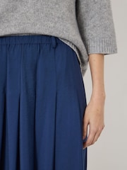 Hush Blue Ivy Pleated Air Flow Midi Skirt - Image 4 of 5