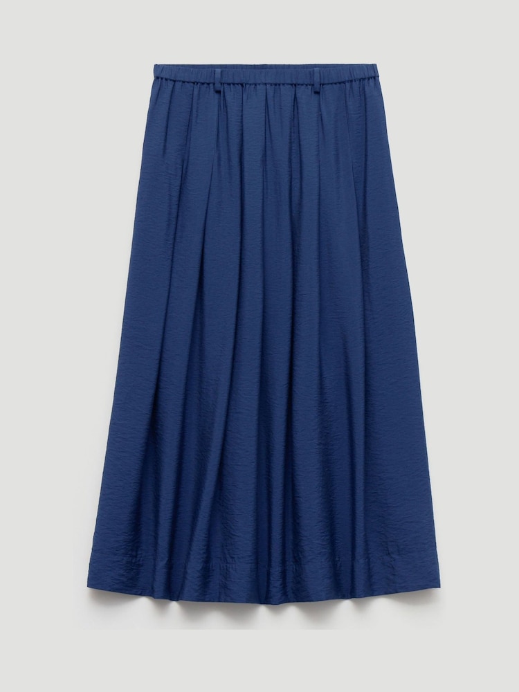 Hush Blue Ivy Pleated Air Flow Midi Skirt - Image 5 of 5